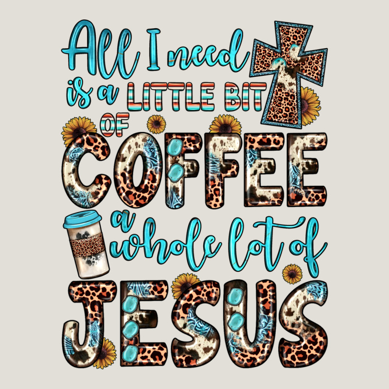 All I Need Is A Little Bit Of Coffee And O Whole Lot Of Jesus Heavy Core Tee by JahusDesignShop | Teevron