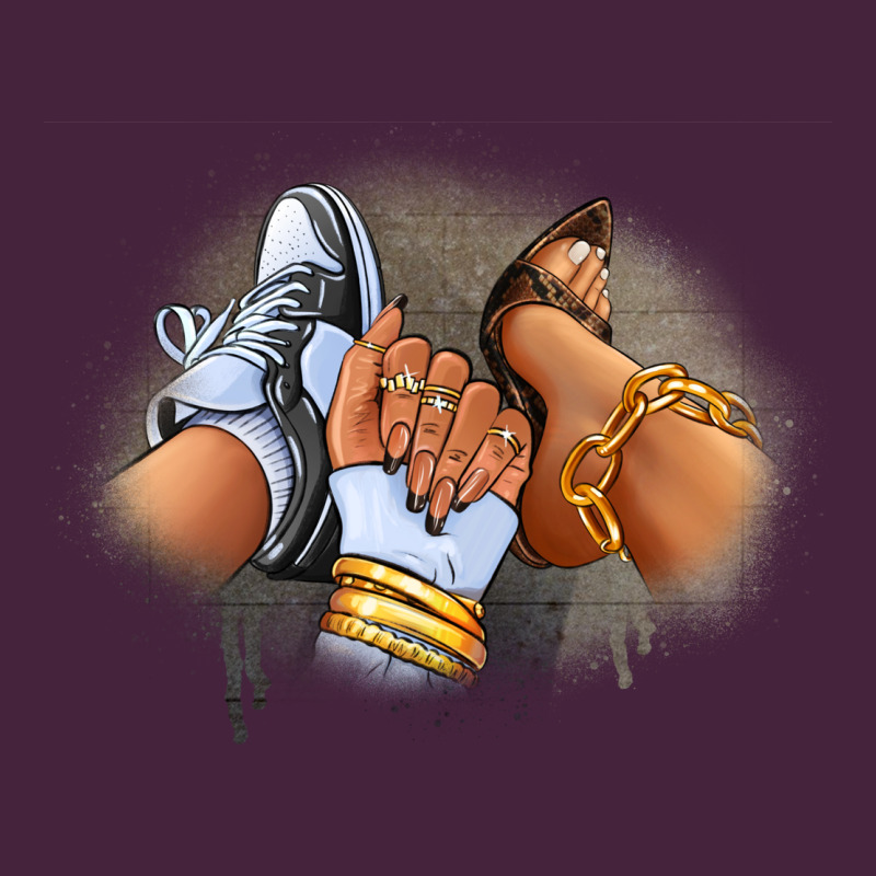 Sneaker And Heel Afro Woman Premium Tee by RanaPortraitStore | Teevron