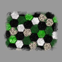 Soccer Leopard Glitter Background Vintage Hoodie | Teevron