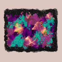 Halloween Trees And Turquoise Glitter Background Premium Hoodie | Teevron