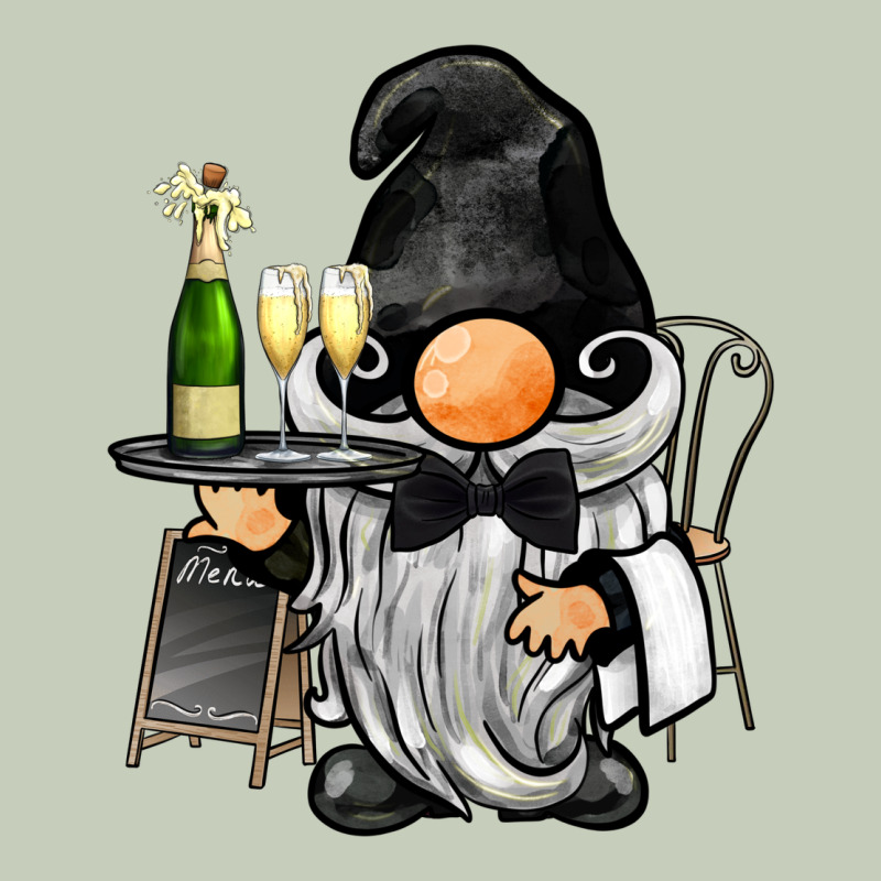 Waiter Gnome Ladies Tee by BarkalooDesign | Teevron