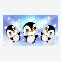 Cute Penguin Urban Heavy Tee | Teevron