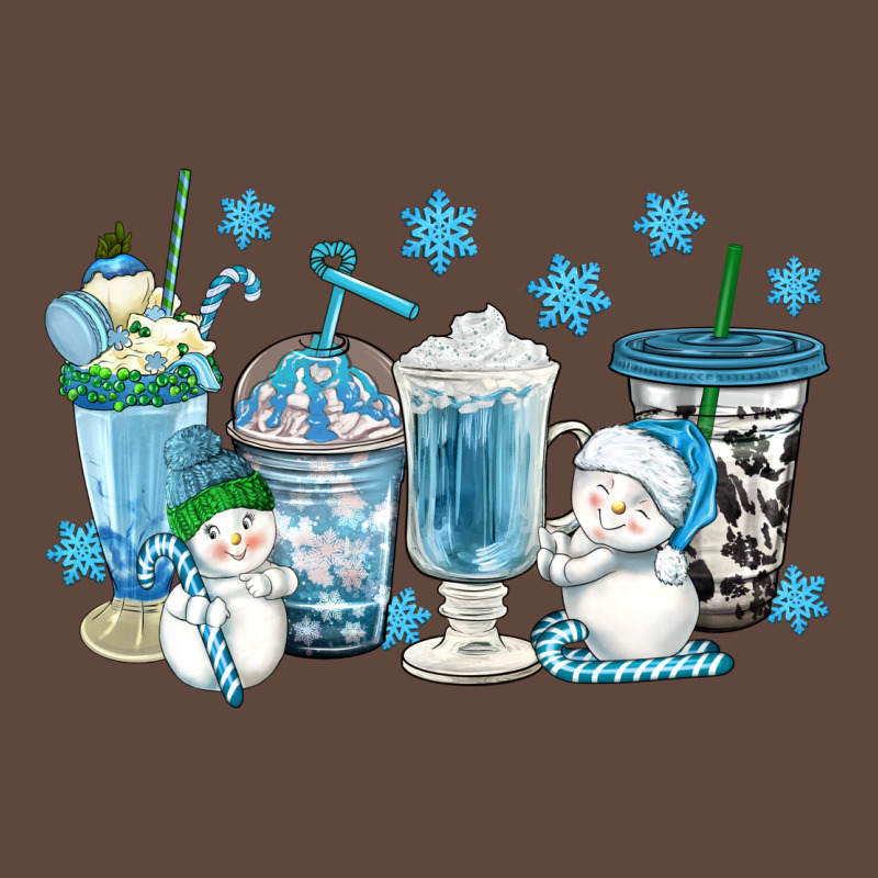 Winter Snowman Coffee Cups Classic Tee by texasbilliewilder | Teevron