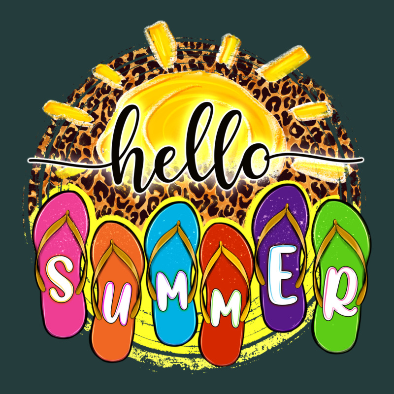 Hello Summer With Flip Flops Classic Tee by NancyCooperArtShop | Teevron