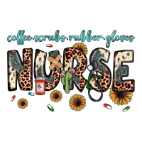 nurse coffee scrubs rubber gloves | Teevron