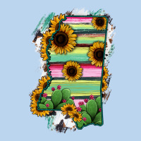 Mississippi Map Sunflower Cactus Serape Classic Tee | Teevron