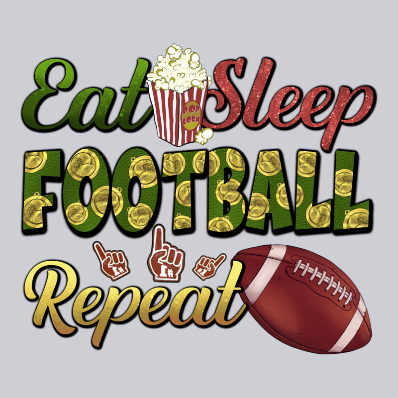 Eat Sleep Football Repeat Heavyweight Sweatshirt by BundleAndBundleShop | Teevron