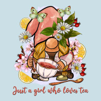 Just A Girl Who Loves Tea Gnome Ladies Tee | Teevron