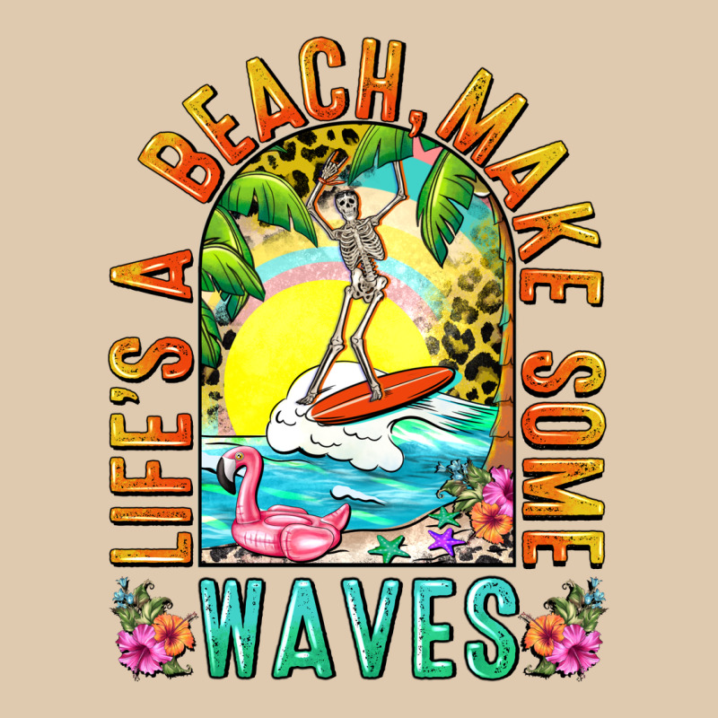 Life's A Beach Make Some Waves Classic Tee by NancyCooperArtShop | Teevron
