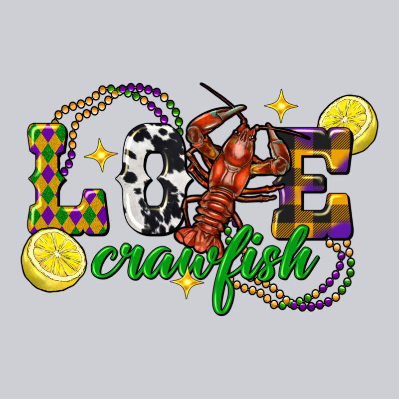 Mardi Gras Love Crawfish Heavyweight Sweatshirt by FaDigitalArtStudio | Teevron