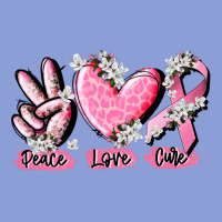 Peace Love Cure Breast Cancer Long Sleeve Tee | Teevron