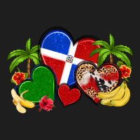 Dominican Republic Hearts Heavyweight Hoodie | Teevron