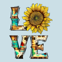 Western Love With Sunflower Ladies Tee | Teevron