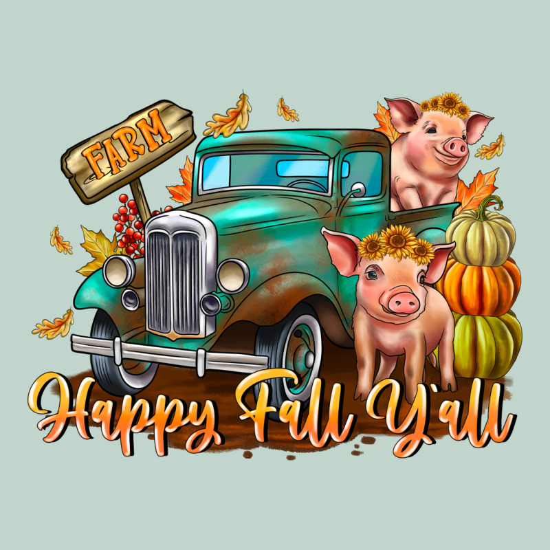 Farm Happy Fall Y'all Zipper Hoodie by CowhideDigitalArt | Teevron