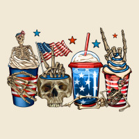 4th Of July Skeleton Coffee Cups Premium Tee | Teevron