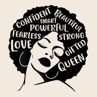 Womens Strong Black Woman Afro Message Zipper Hoodie | Teevron