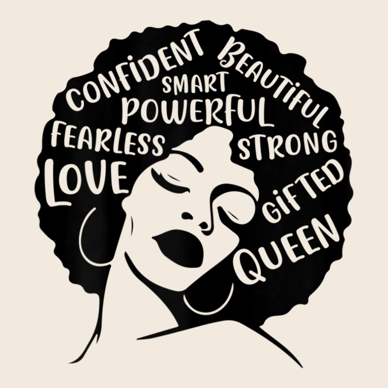 Womens Strong Black Woman Afro Message Zipper Hoodie by lanVoArt | Teevron
