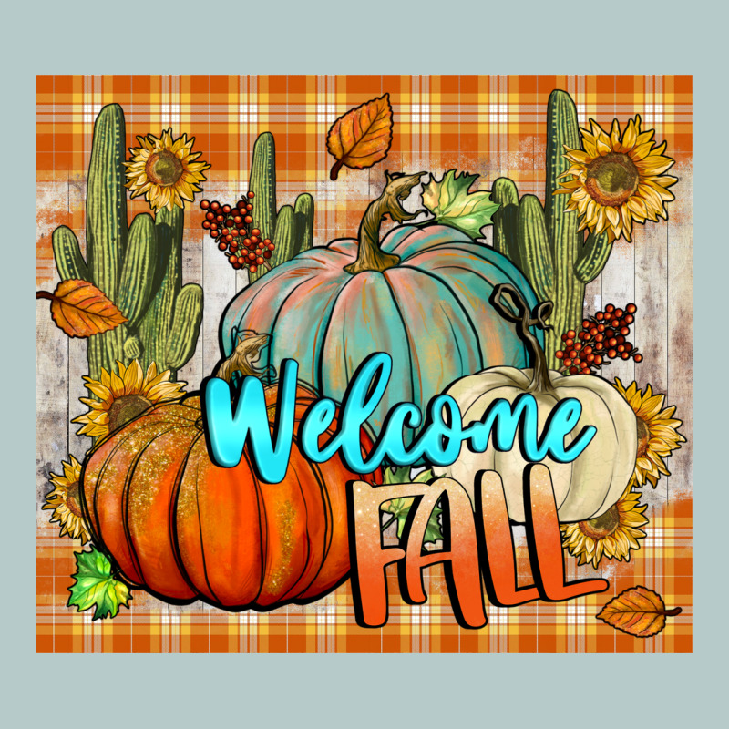 Welcome Fall Tumbler Heavy Core Tee by BundleAndBundleShop | Teevron
