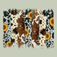 Sunflower Cowhide Brush Stroke Ladies Tee | Teevron