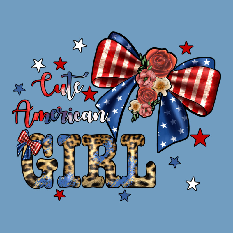 Cute American Girl Urban Heavy Tee by JahusDesignShop | Teevron