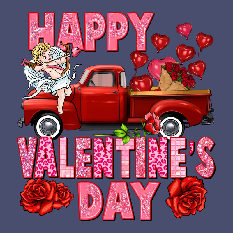 Happy Valentine's Day Red Truck Vintage Tee by HowdyJamesFarm | Teevron