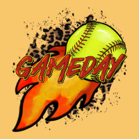 Softball Game Day Leopard Fire And Ball Vintage Hoodie | Teevron