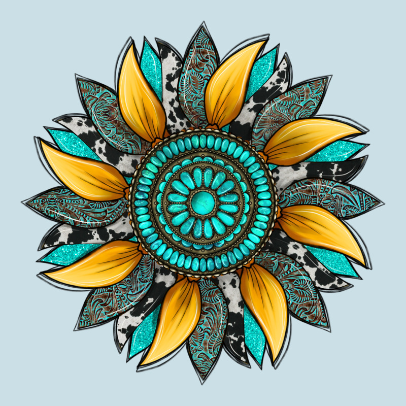 Sunflower Gemstone Leopard Ladies Tee by Artiststas | Teevron
