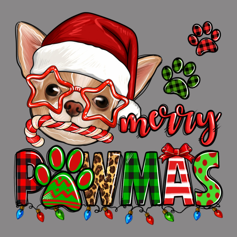 Merry Pawmas Christmas Chihuahua Vintage Tee by Jasminsmagicworld | Teevron