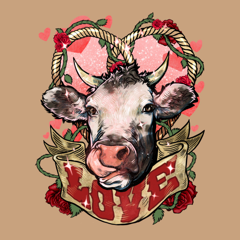 Cow Valentine's Day Love Vintage Tee by HowdyJamesFarm | Teevron
