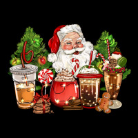 Christmas Santa Coffee Cups Long Sleeve Tee | Teevron