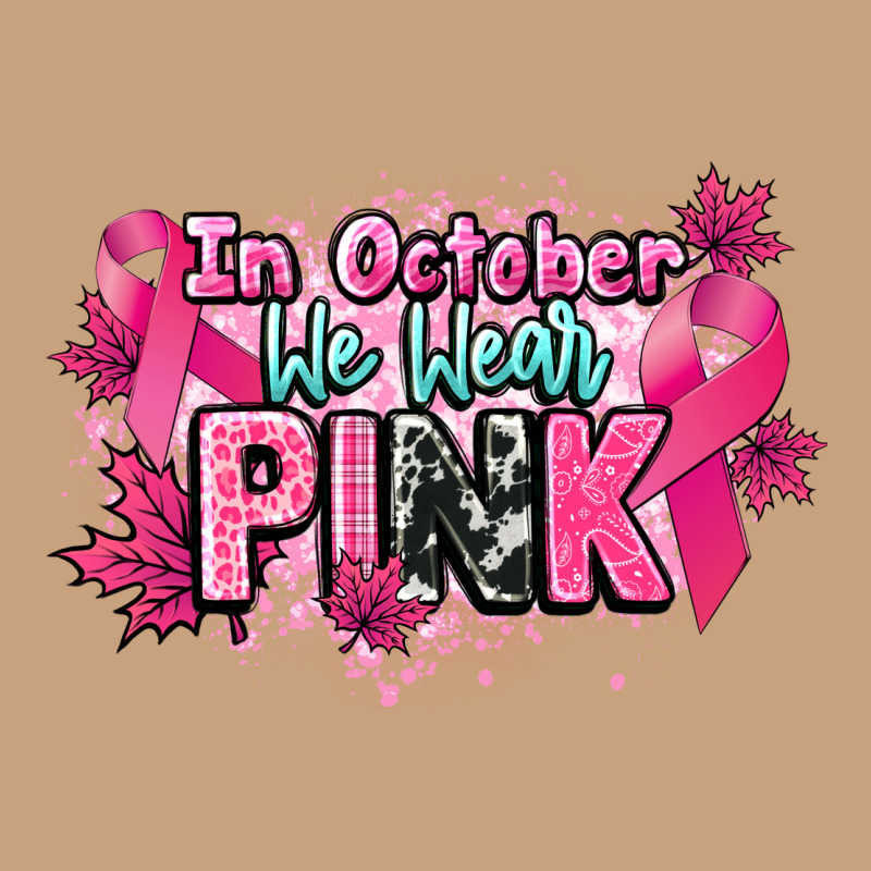 In October We Wear Pink Cancer Awareness Vintage Tee by HowdyJamesFarm | Teevron