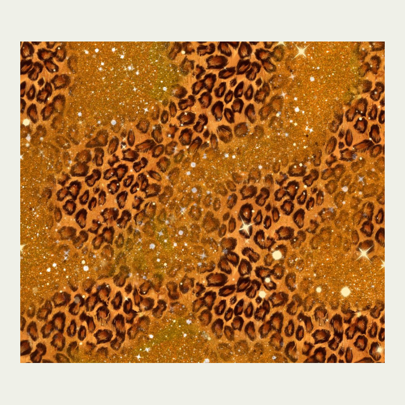 Glitter Cowhide Urban Heavy Tee by TumblerDesignByShophia | Teevron