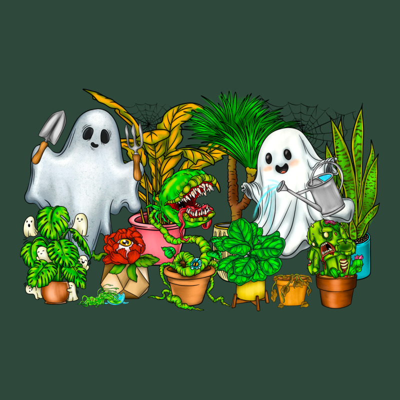 Spooky Plants Zipper Hoodie by CowhideDigitalArt | Teevron