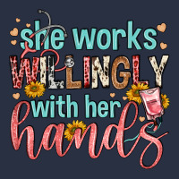 She Works Willingly With Her Hands Heavyweight Sweatshirt | Teevron