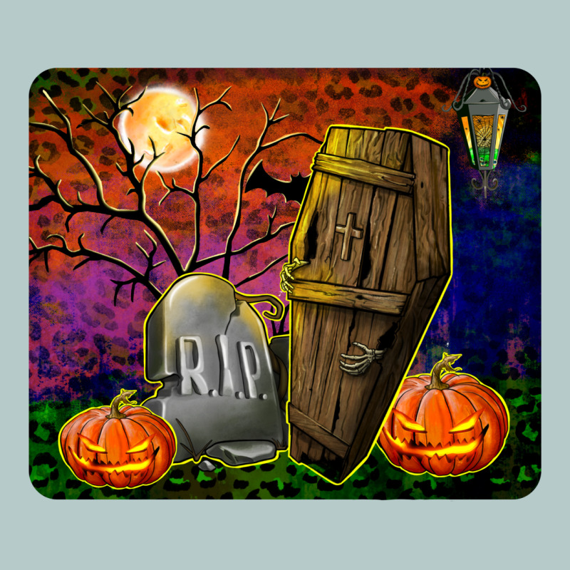 Headstone And Coffin Mousepad Heavy Core Tee by BundleAndBundleShop | Teevron