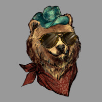 Bear Cowboy Bandana Glasses Vintage Hoodie | Teevron