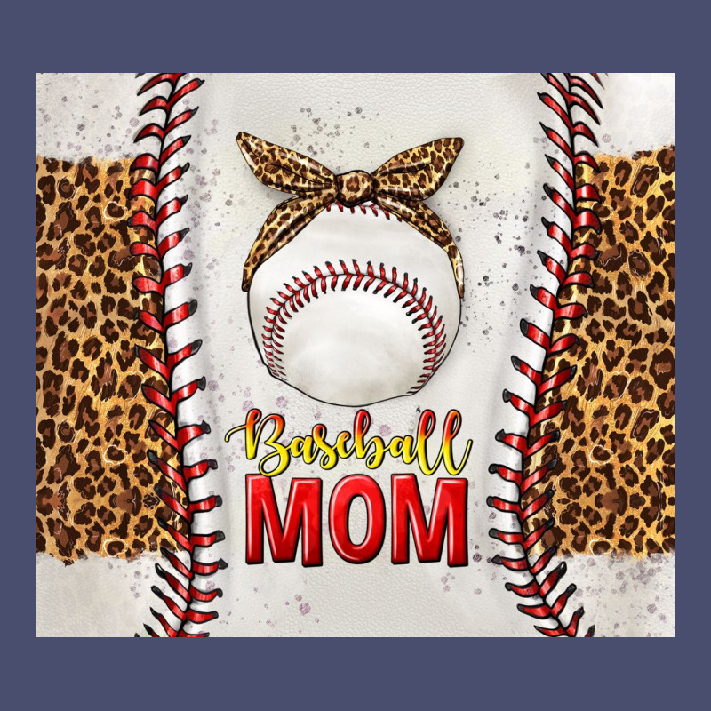 Baseball Mom With Leopard Tumbler Tbs Vintage Tee by TumblerDesignByShophia | Teevron