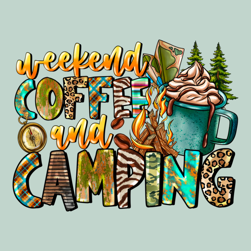 Weekends Coffee And Camping Zipper Hoodie by CowhideDigitalArt | Teevron