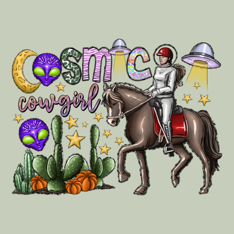 Cosmic Cowgirl Ladies Tee by SublimationCraftShop | Teevron