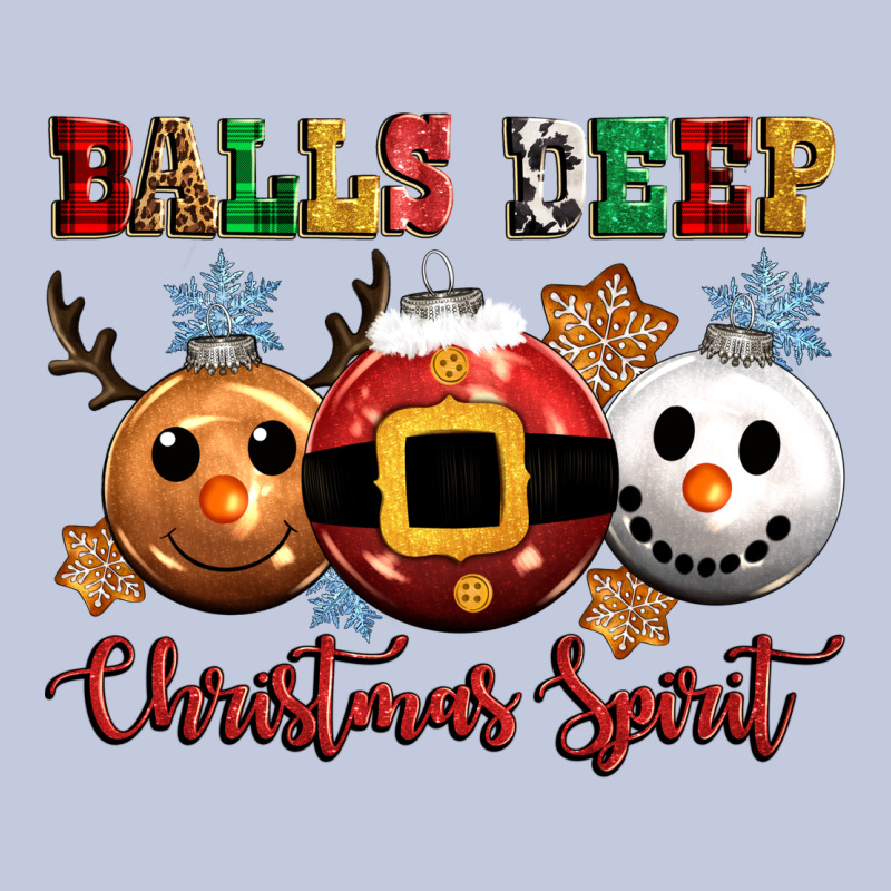 Balls Deep Christmas Spirit Long Sleeve Tee by CowGirlArtShop | Teevron