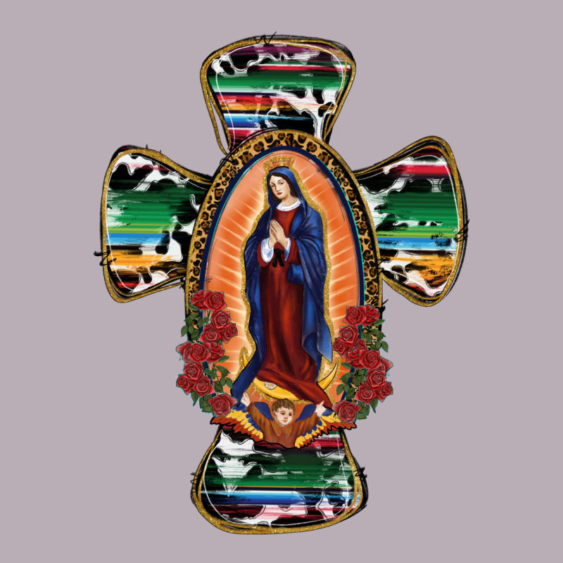 Our Lady Of Guadalupe Cross Vintage Tee by RanaPortraitStore | Teevron