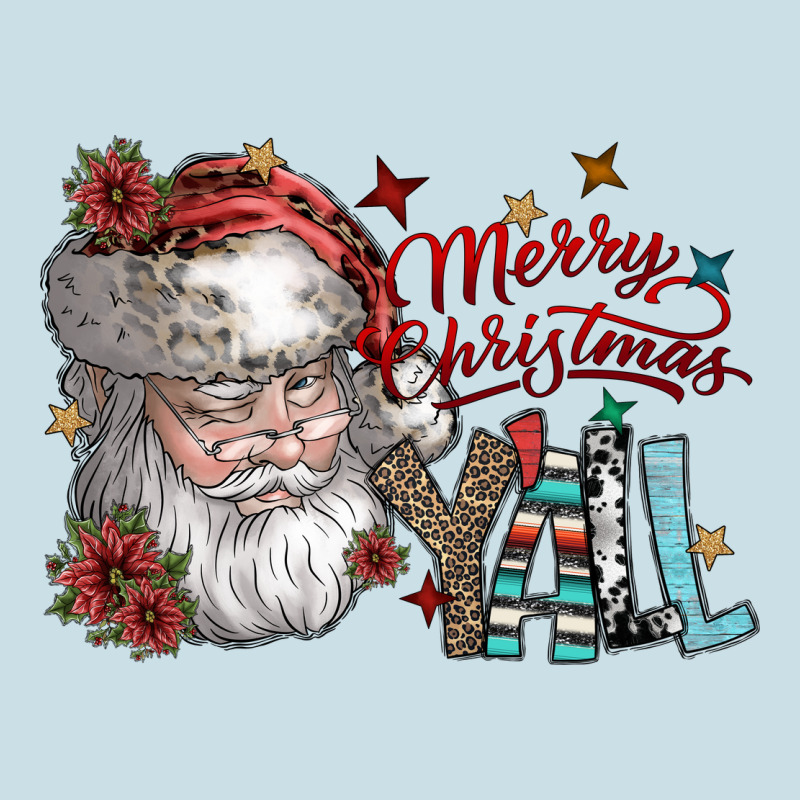 Merry Christmas Yall Ladies Tee by SublimationCraftShop | Teevron