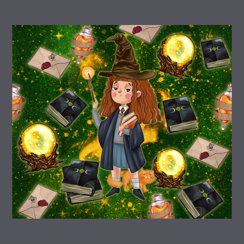 Wizard Girl With Magic Vintage Hoodie by TumblerDesignByShophia | Teevron