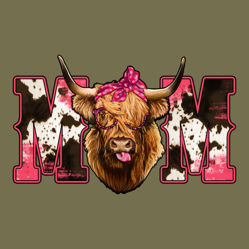 Western Highland Cow Mom Vintage Hoodie by HowdyJamesFarm | Teevron
