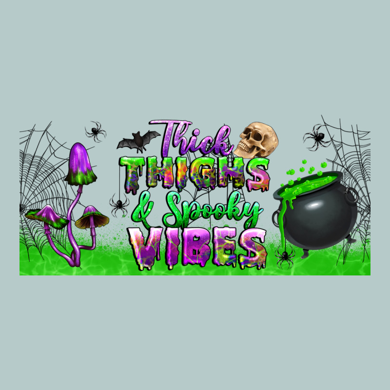 Thick Thighs And Spooky Vibes Libbey Glass Heavy Core Tee by BundleAndBundleShop | Teevron