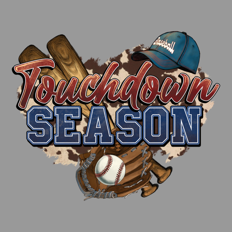 Touchdown Season Baseball Vintage Hoodie by HowdyJamesFarm | Teevron