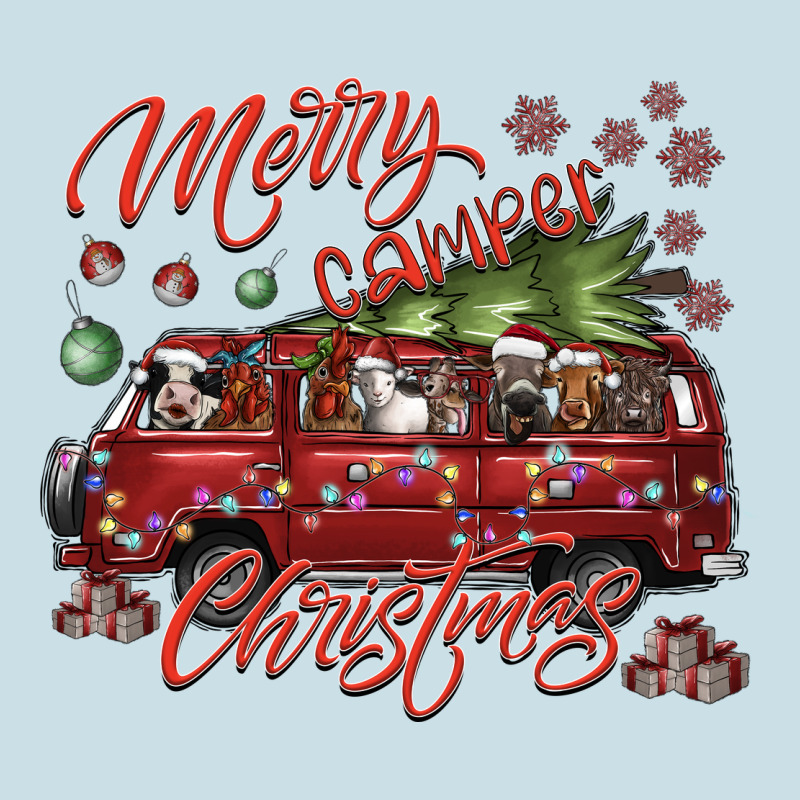 Merrycamperchristmas Ladies Tee by SublimationCraftShop | Teevron