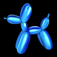 Blue Dog Balloon Premium Sweatshirt | Teevron