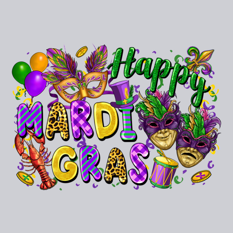 Happy Mardi Gras Heavyweight Sweatshirt by FaDigitalArtStudio | Teevron
