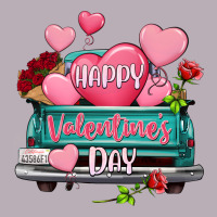 Happy Valentine's Day Turquoise Truck Vintage Tee | Teevron